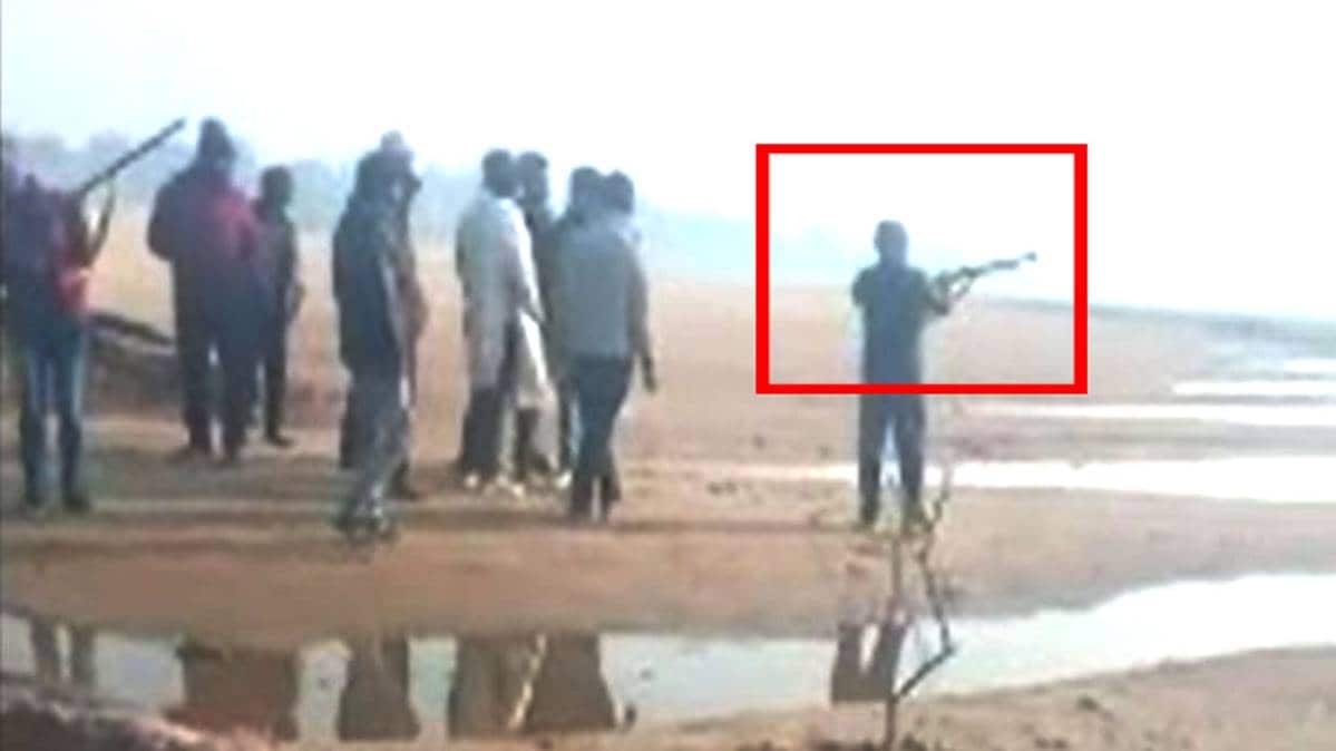 26 जनवरी के जश्न में फायरिंग का वीडियो वायरल