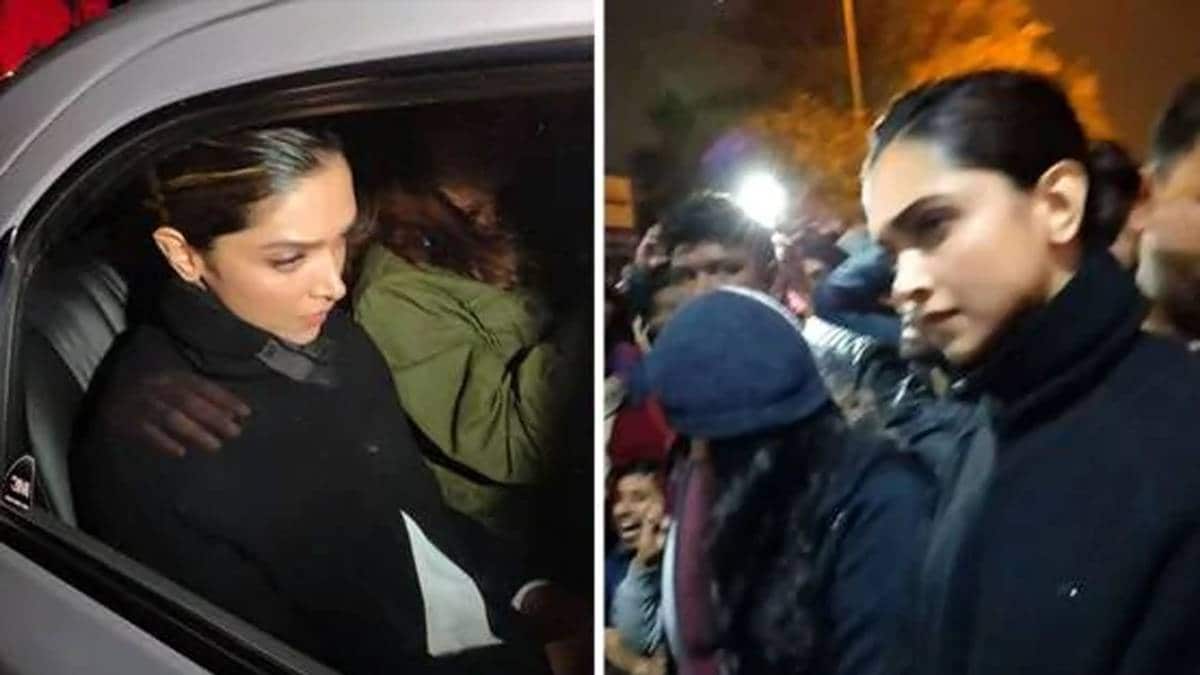 दीपिका पादुकोण के JNU जाने पर कोहराम