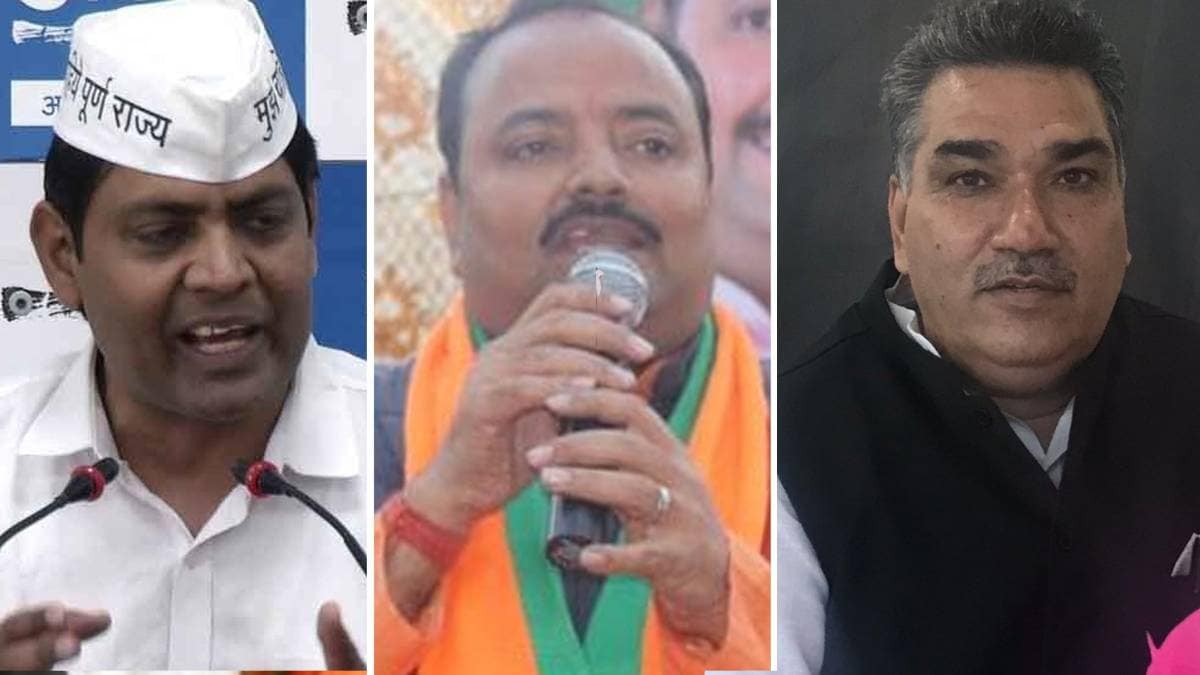 AAP से बृजेश गोयल, कांग्रेस से आदेश भारद्वाज और BJP से अभय वर्मा