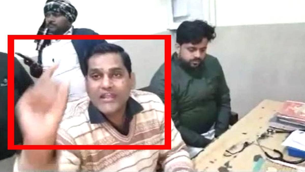 डॉक्टर का वीडियो वायरल
