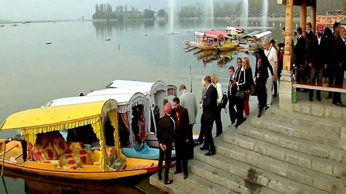 Reports of EU diplomats not being part of group visiting J-K due to restrictions in program are ''unfounded, mischievous" (Photo: ANI)