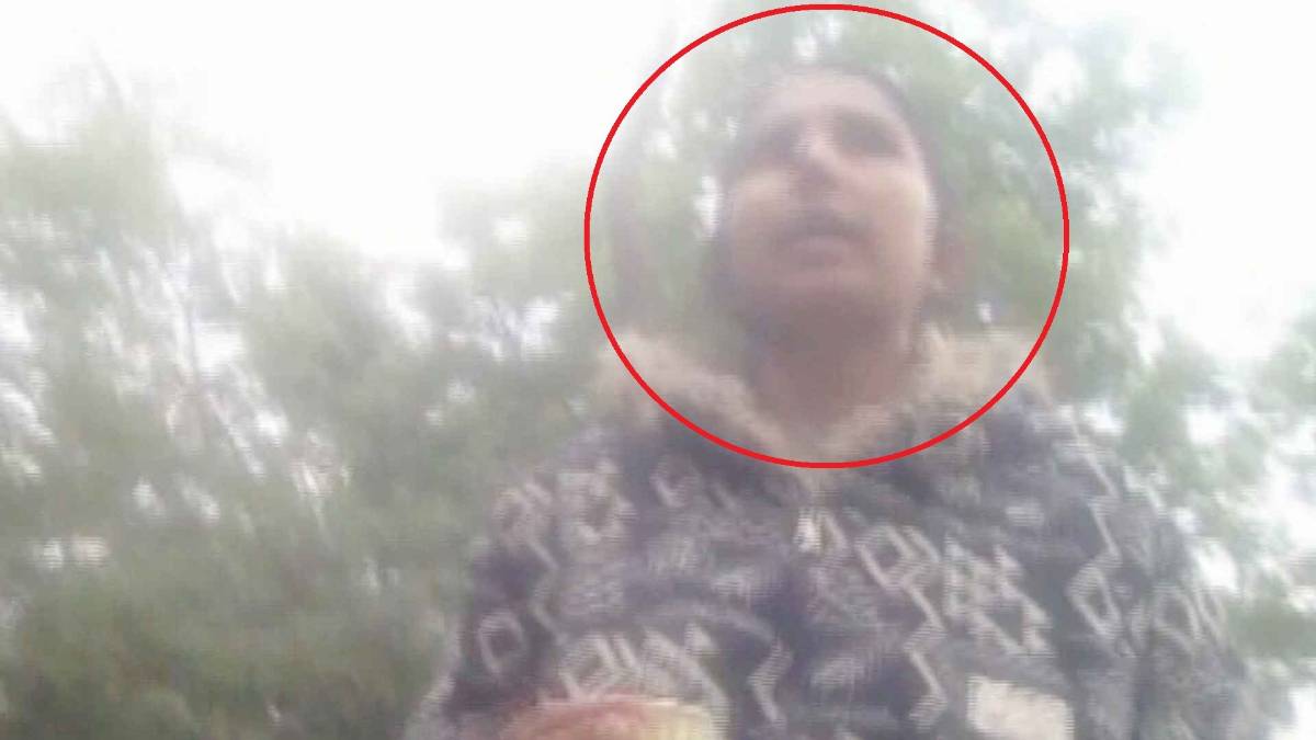 आजतक के कैमरे में AISA कार्यकर्ता गीता कुमारी