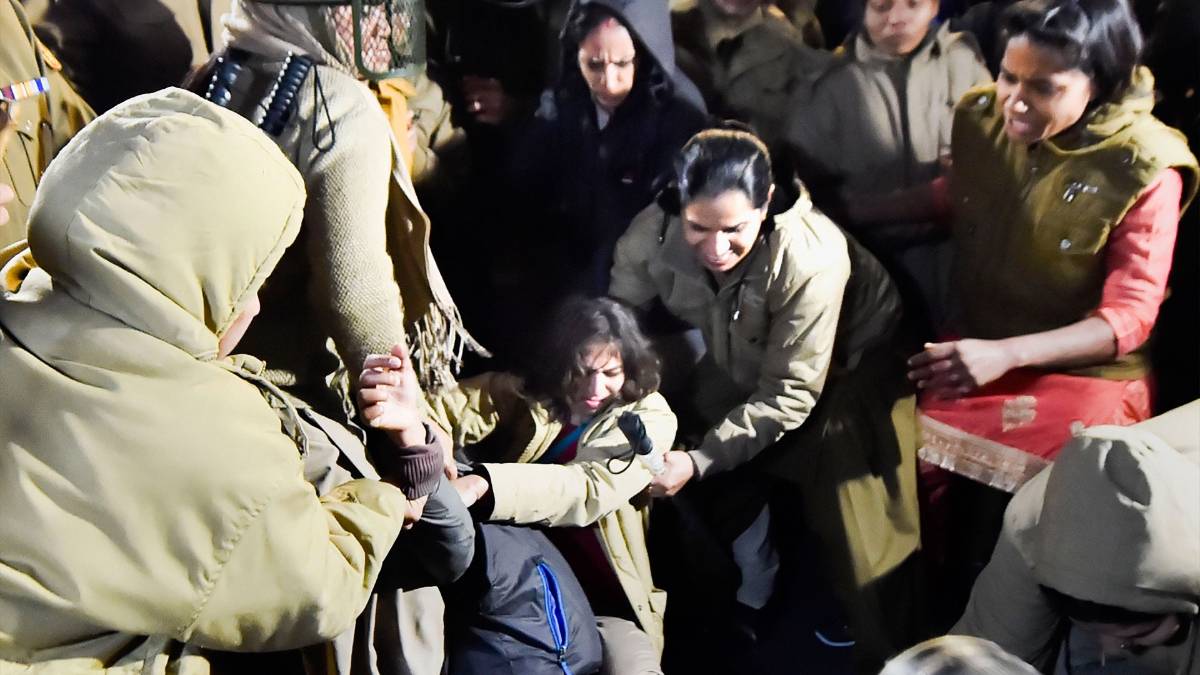 JNU विवाद (फोटो-PTI)