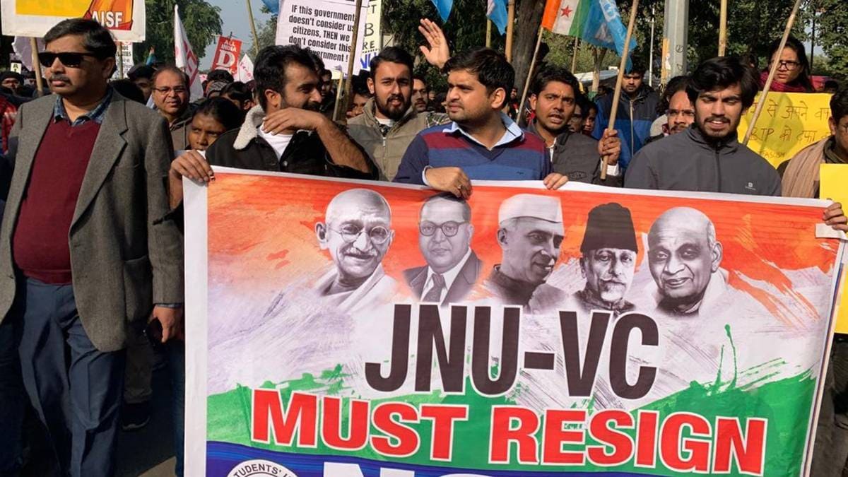 छात्रों का मार्च