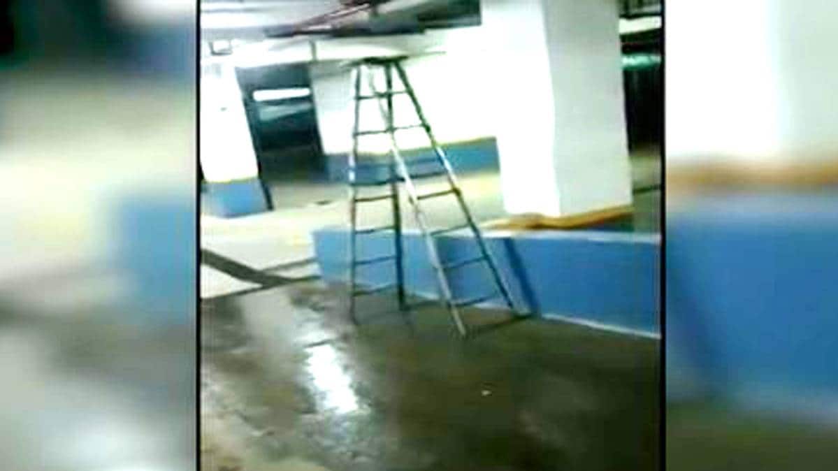 अपने आप चलती दिखी सीढ़ी