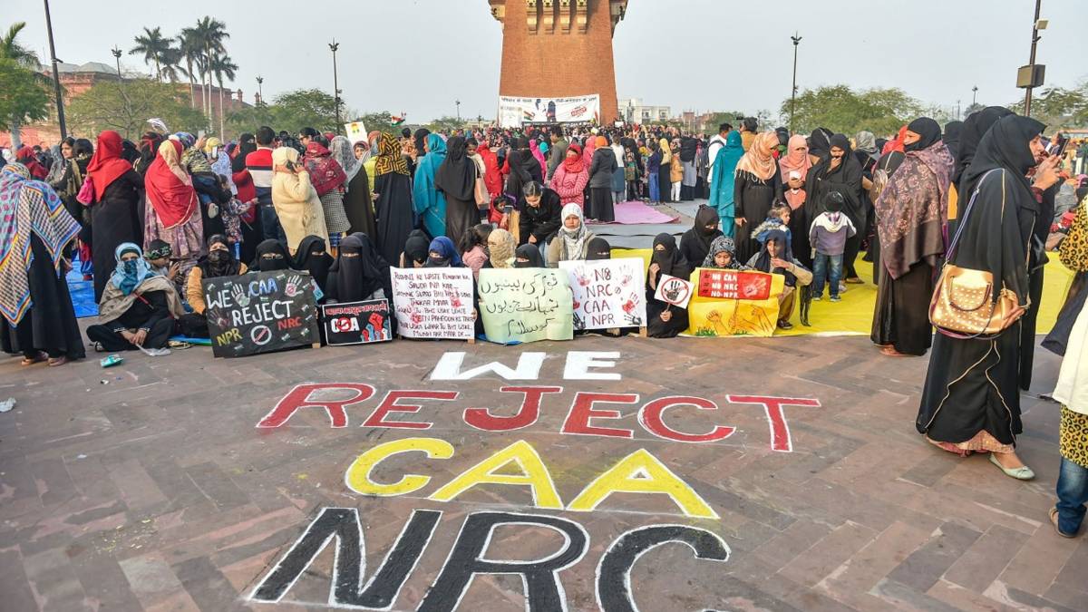 लखनऊ में नागरिकता कानून के खिलाफ प्रदर्शन (File Photo/PTI)