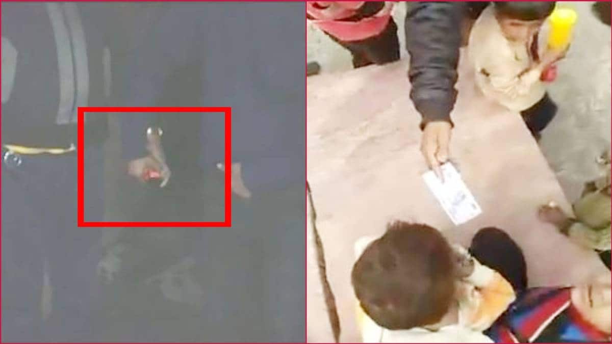 वोट के लिए बांटे नोट