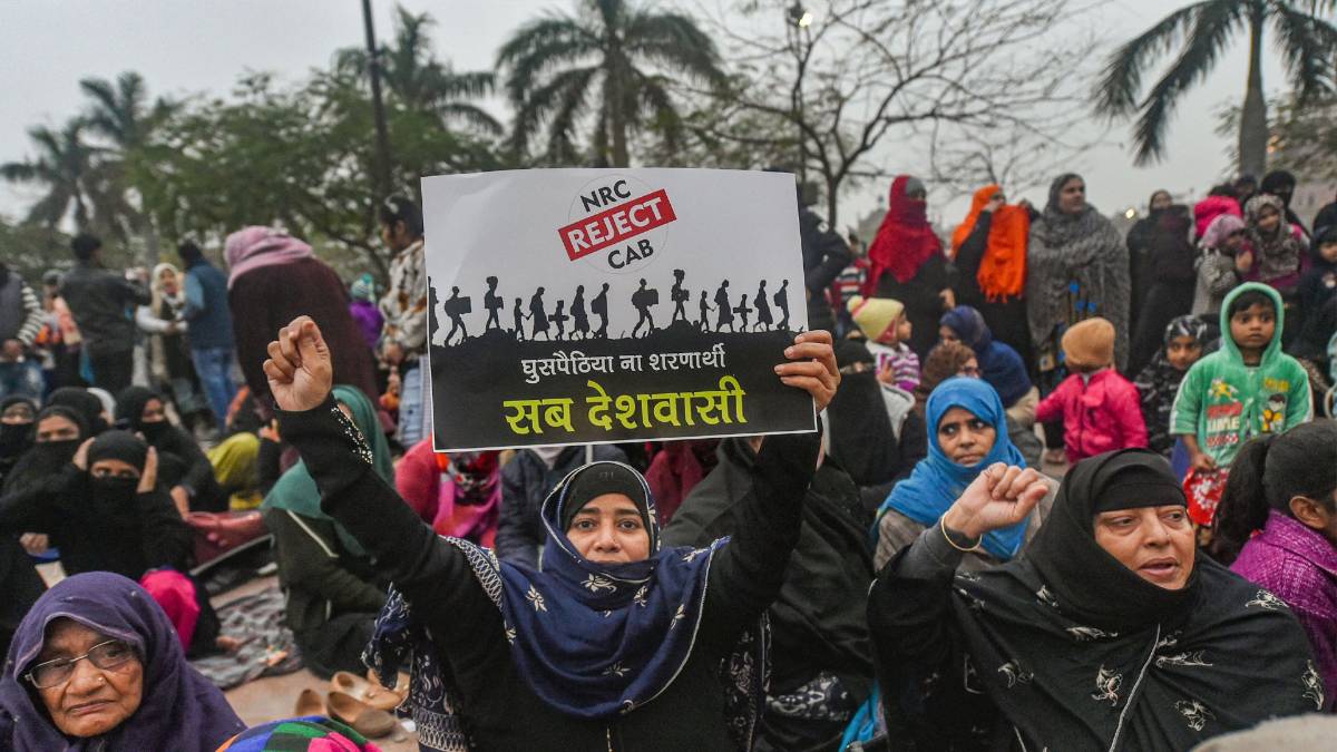 नागरिकता कानून पर विरोध (फोटो-PTI)