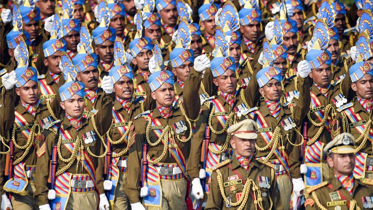 राजपथ पर हिन्दुस्तान की भव्य सांस्कृतिक झलक(फोटो-PTI)