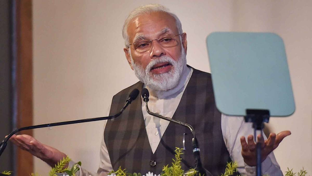 बंगाल दौरे के दौरान भाषण देते PM मोदी (फोटो- PTI)