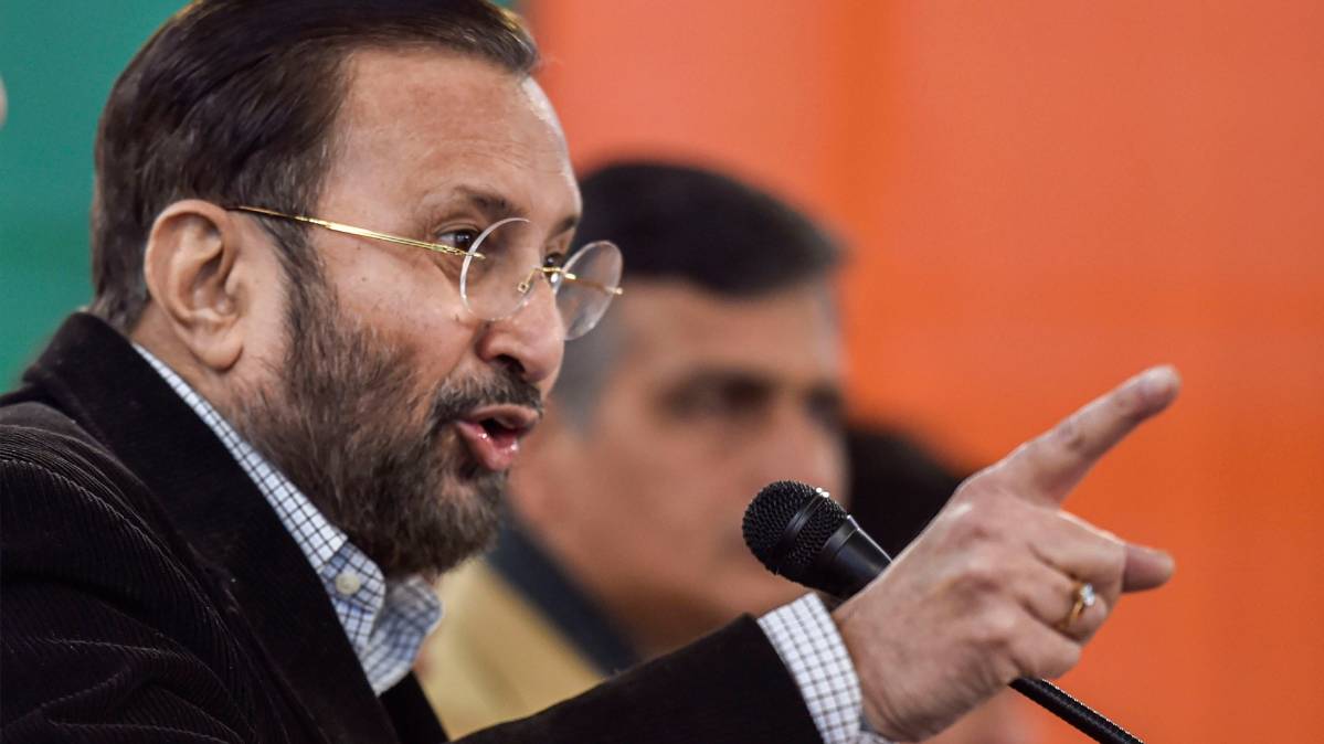 केंद्रीय मंत्री प्रकाश जावड़ेकर (PTI)