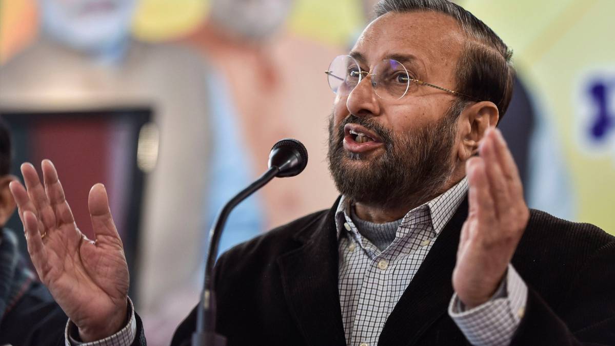 केंद्रीय मंत्री प्रकाश जावड़ेकर (PTI)