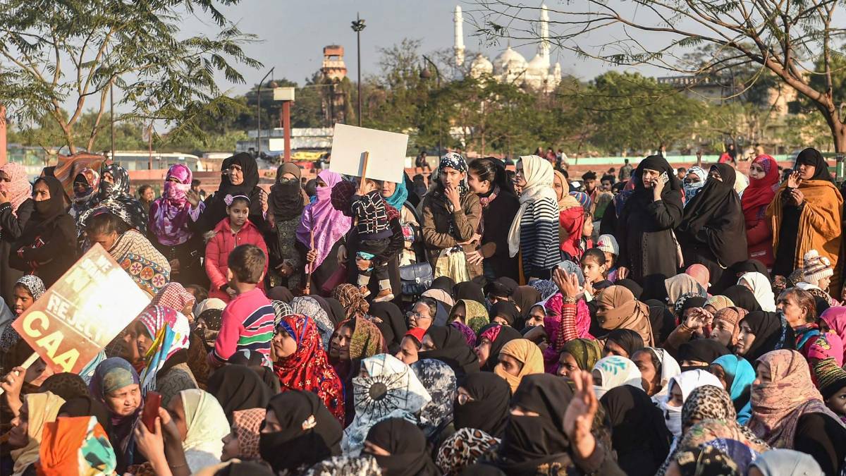 8 दिन से धरने पर बैठी हैं महिलाएं (फोटो-PTI)