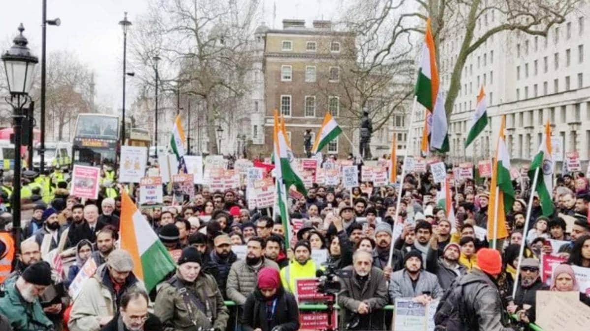 More than usual police presence too ensured that no disorder was caused. (Photo: Loveena Tandon/India Today)