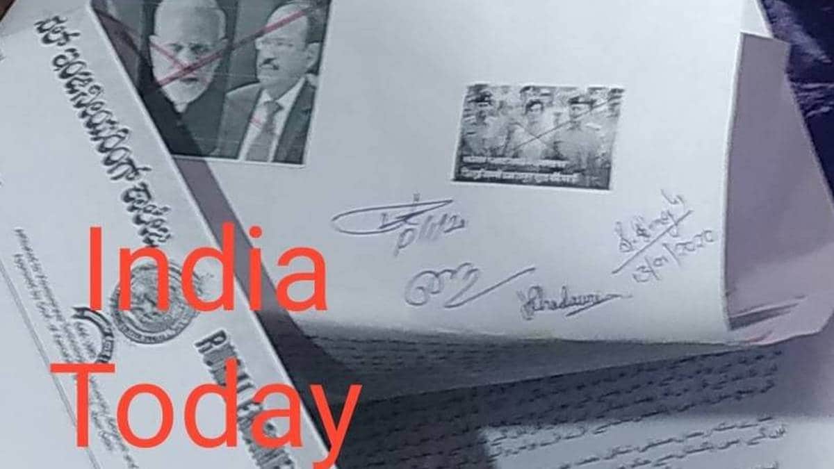 साध्वी प्रज्ञा को मिली संदिग्ध चिट्ठी