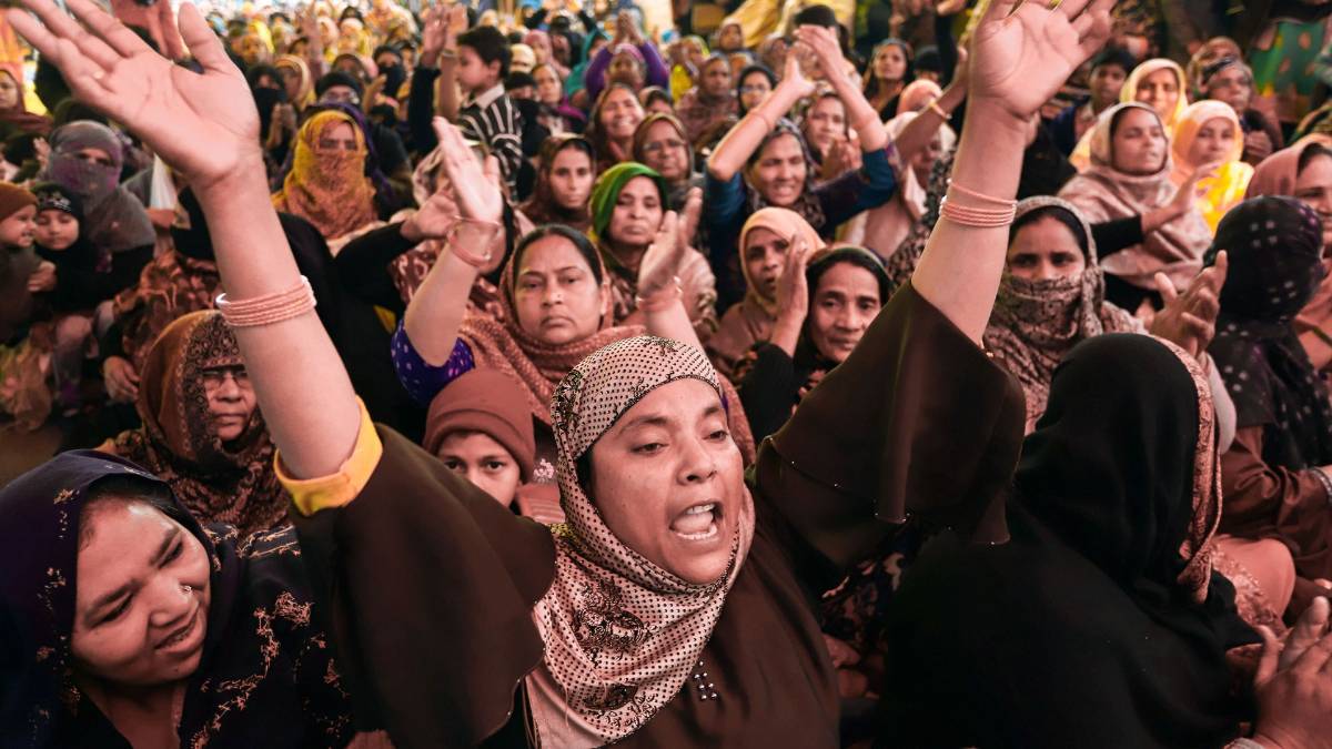 दिल्ली चुनाव में शाहीन बाग की सियासत (फोटो-PTI)