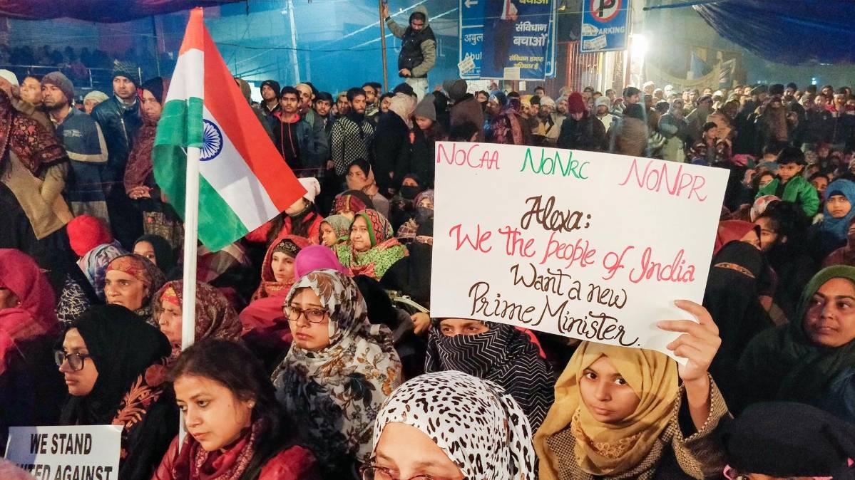 शाहीन बाग इलाके में CAA के खिलाफ प्रदर्शन(फोटो-PTI)