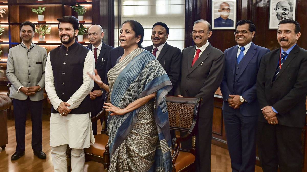 यूनियन बजट 2020-21 पेश करने के पहले वित्त मंत्रालय (फाइल-पीटीआई)