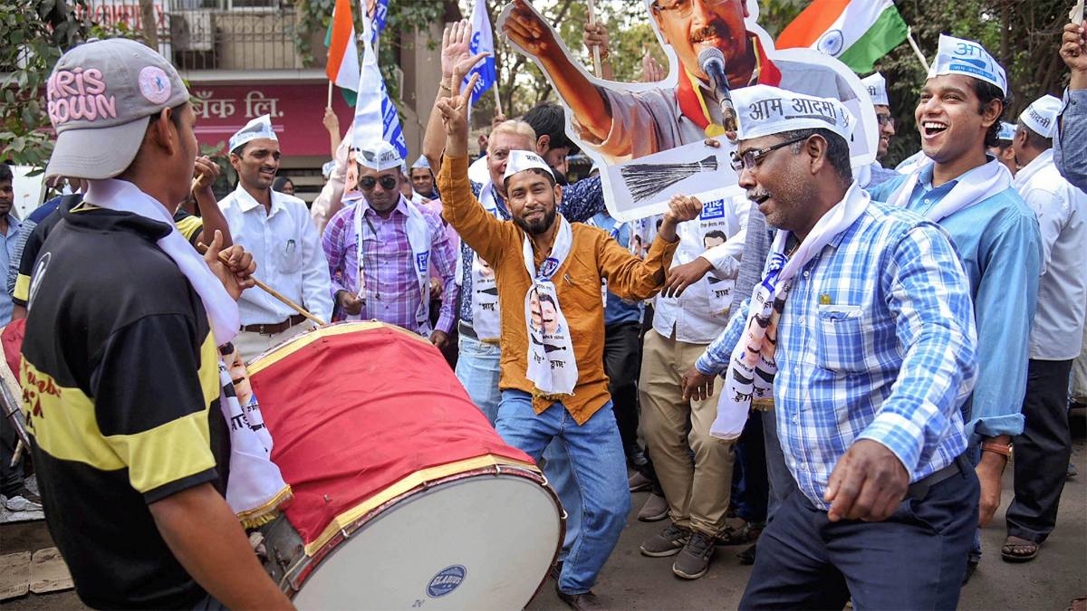 Delhi Election Result 2020 (Photo-PTI)