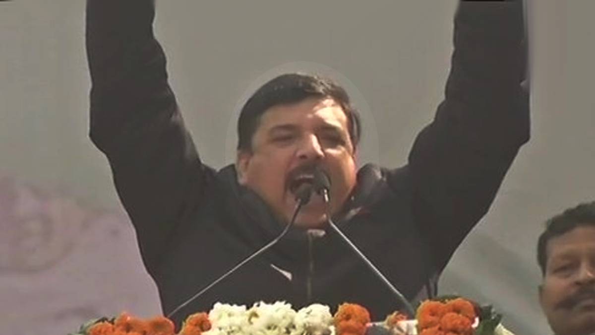 Delhi Election Result 2020: AAP MP Sanjay Singh (ANI)