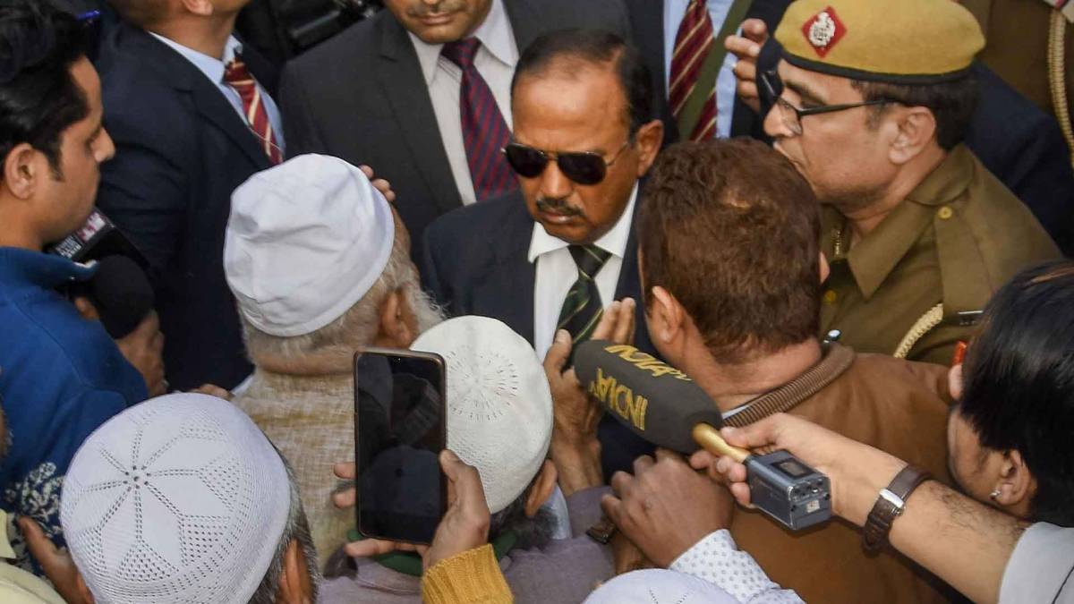 सुरक्षा सलाहकार अजीत डोभाल का हिंसा प्रभावित इलाकों का दौरा