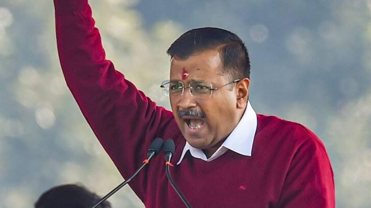 रामलीला मैदान में अरविंद केजरीवाल (File-PTI)