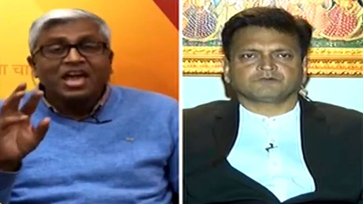 JDU नेता अजय आलोक और राजनीतिक विश्लेषक आशुतोष