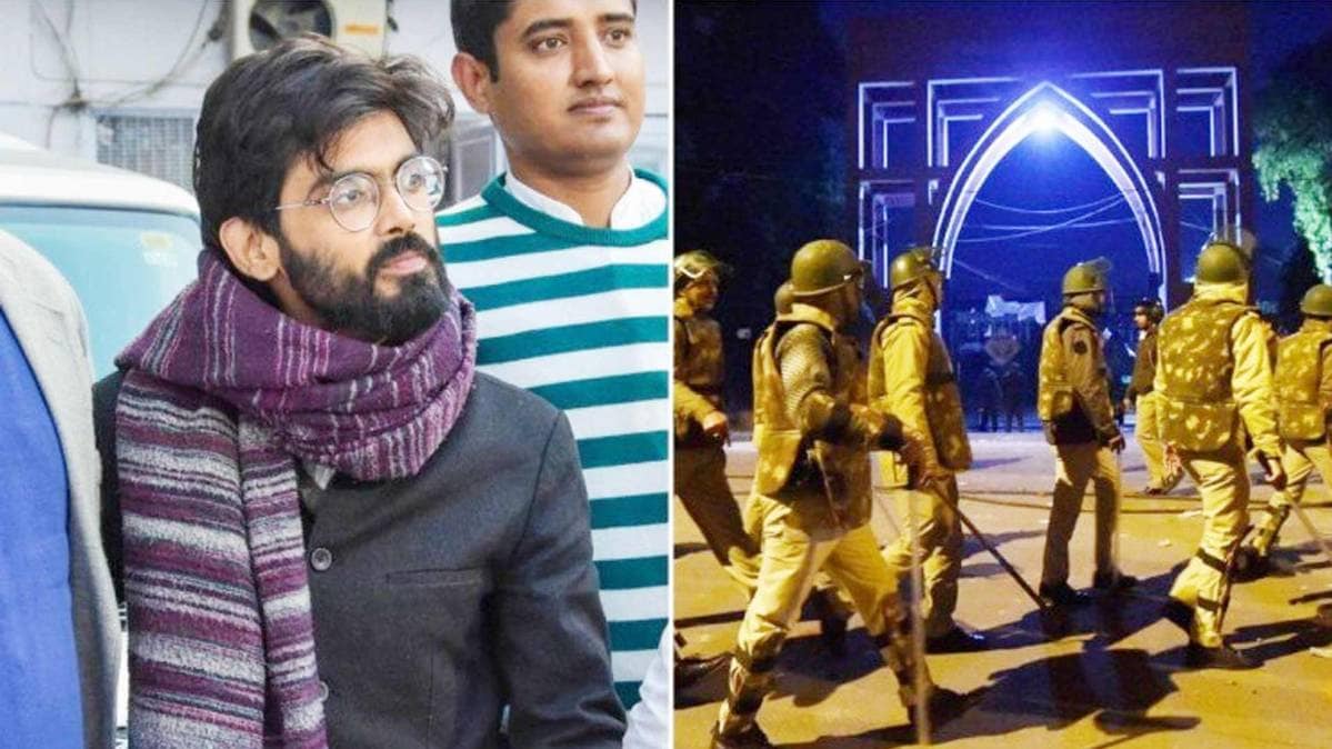 Sharjeel Imam was named in the chargesheet after an accused in the December 15 violence case alleged that he was provoked by Imam's speeches. (Photos: PTI)