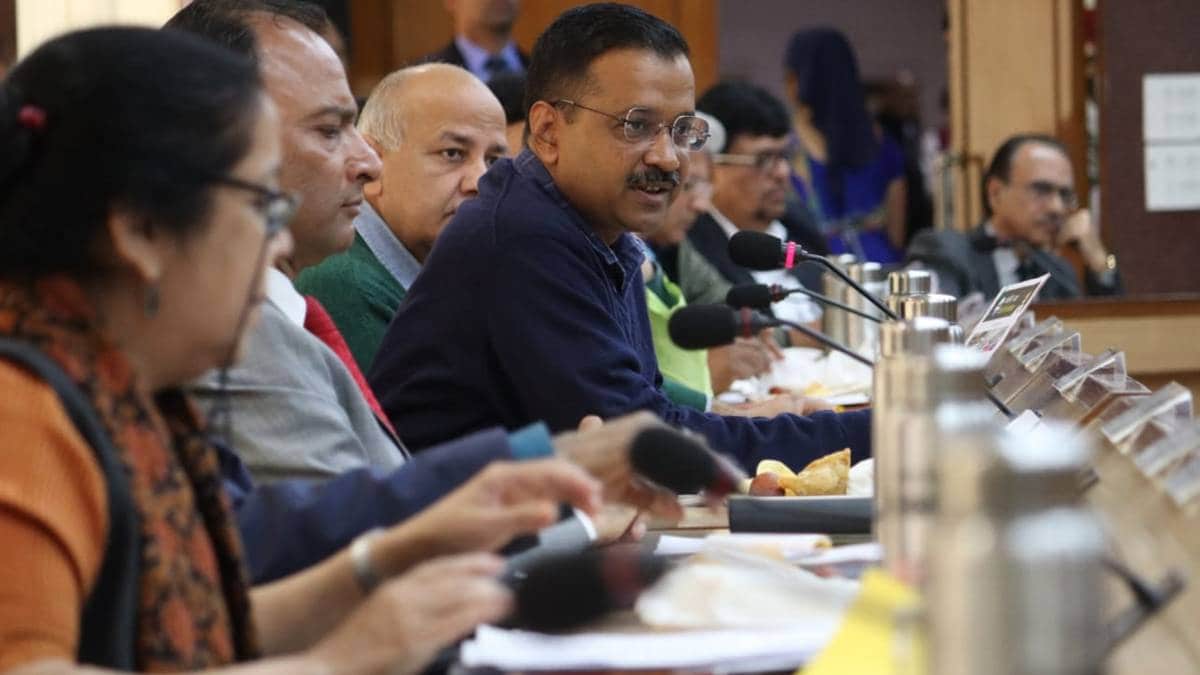 Arvind kejriwal in action