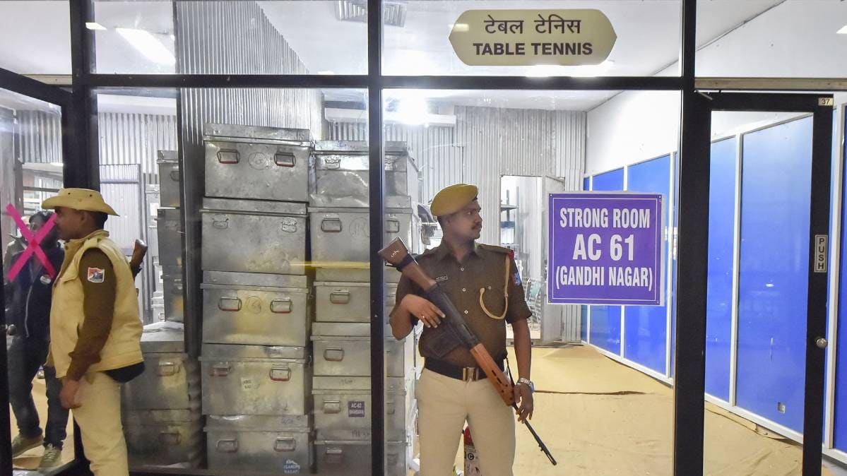 दिल्ली में सुरक्षा के कड़े इंतजाम (PTI)