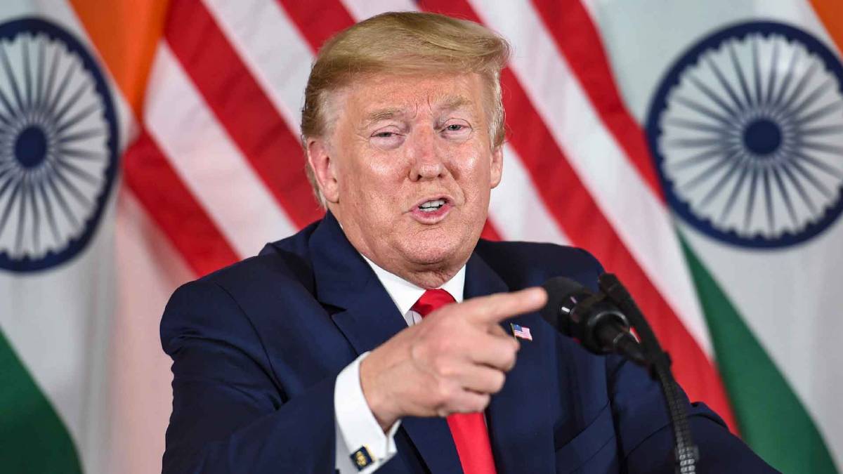 डोनाल्ड ट्रंप की प्रेस वार्ता