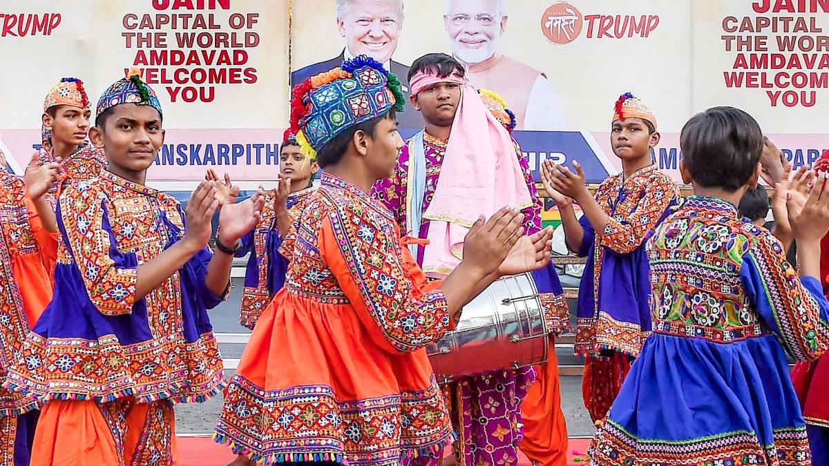 Donald Trump India Visit Live (PTI)