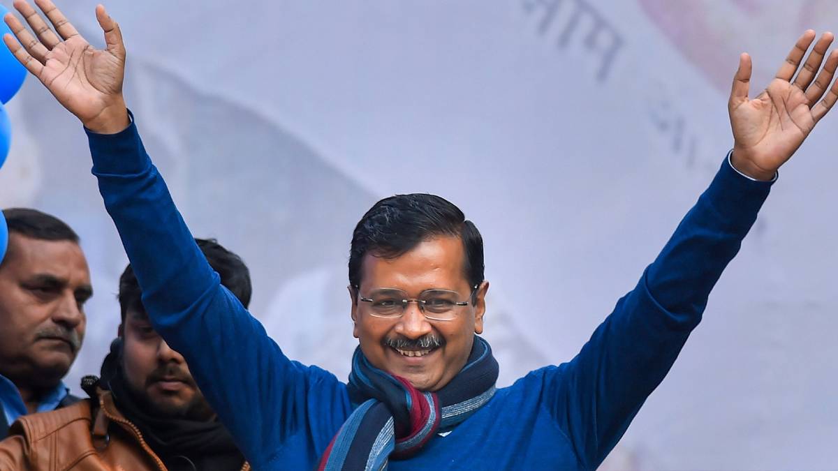 केजरीवाल की नई पारी शुरू (फोटो-PTI)