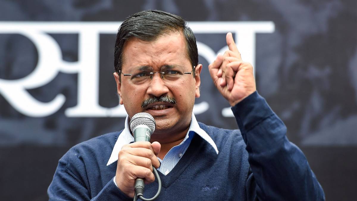 केजरीवाल की बीजेपी को चुनौती (फोटो-PTI)