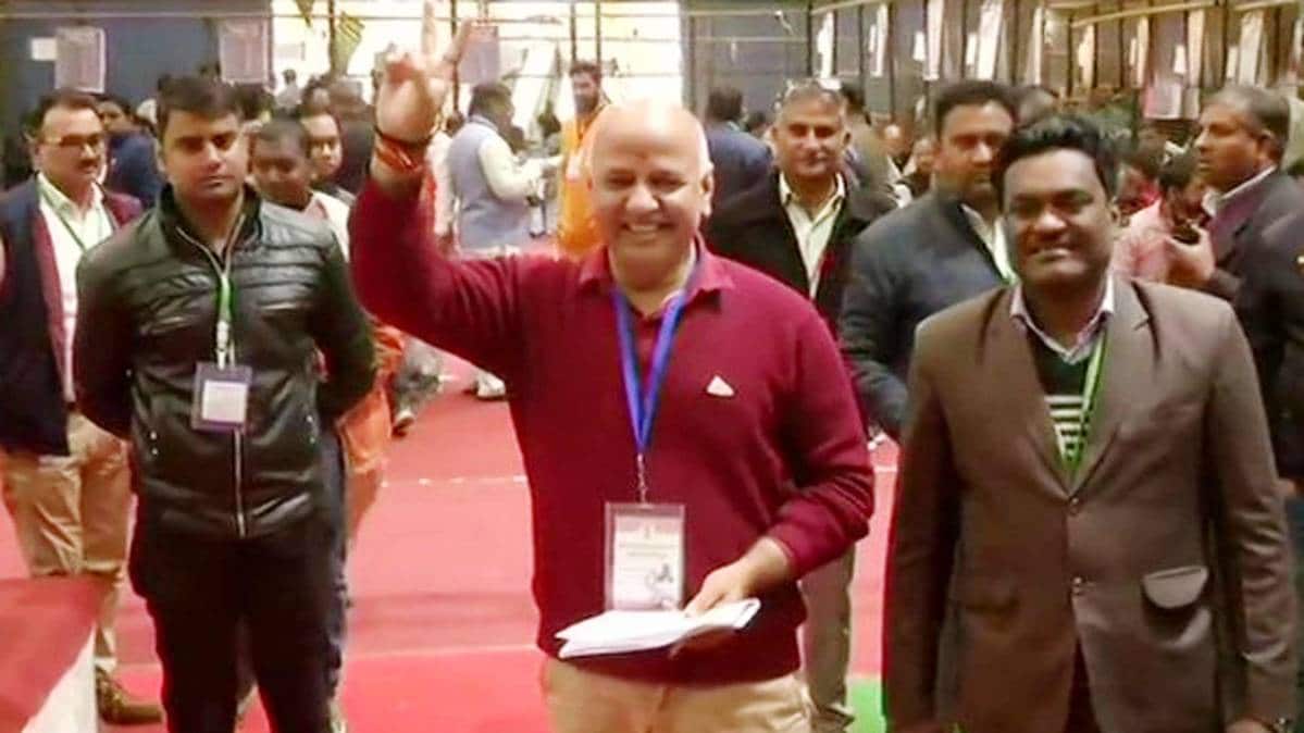 Manish Sisodia wins from Patparganj (Photo ANI)