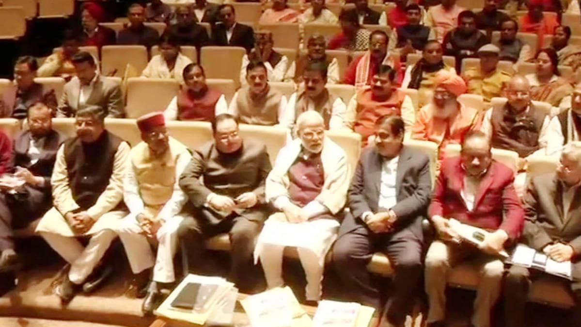 Delhi: BJP Parliamentary party meeting underway at the Parliament.