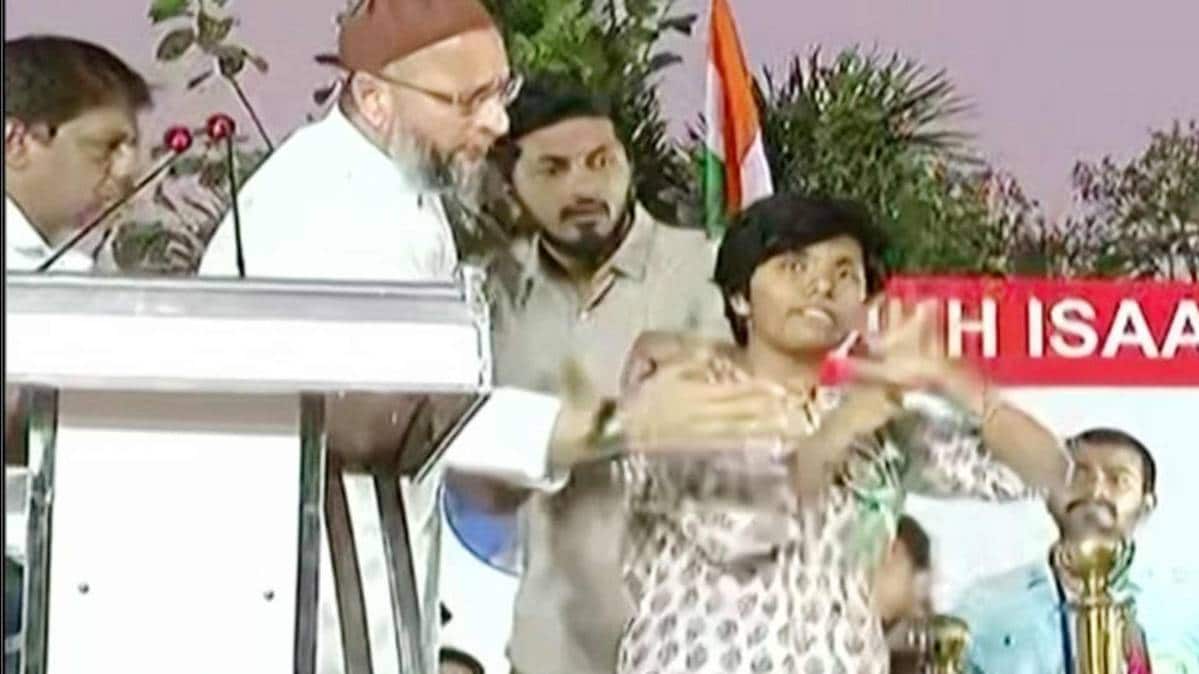 Sedition charges slapped on girl for shouting 'Pakistan Zindabad'