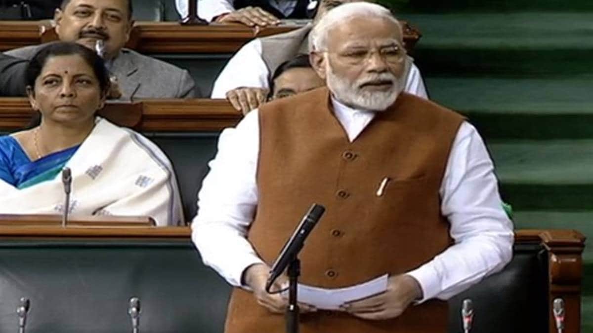 PM Modi in Rajya Sabha