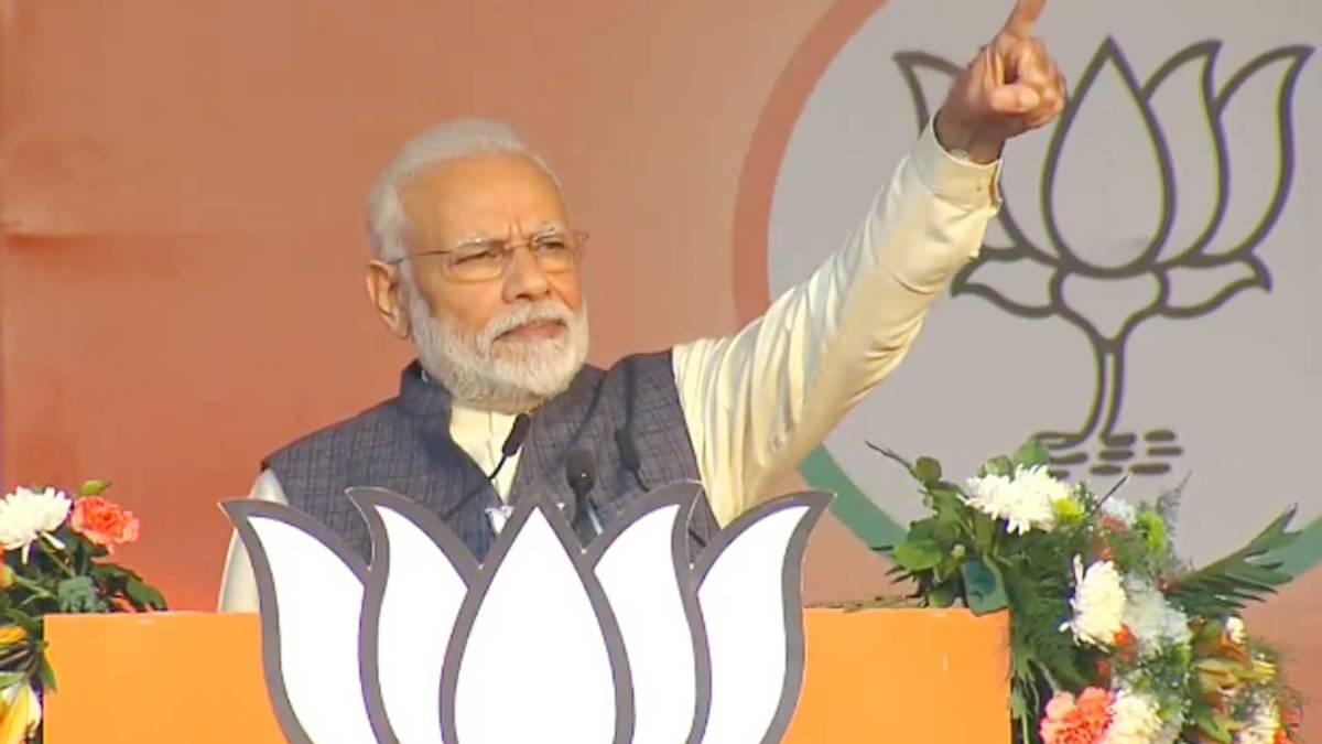 दिल्ली में पीएम मोदी की रैली