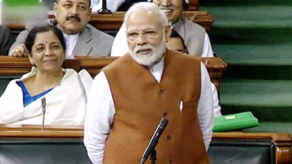 लोकसभा में पीएम मोदी