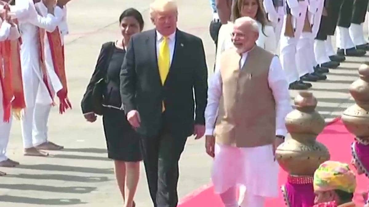 Donald Trump arrives in India (ANI)