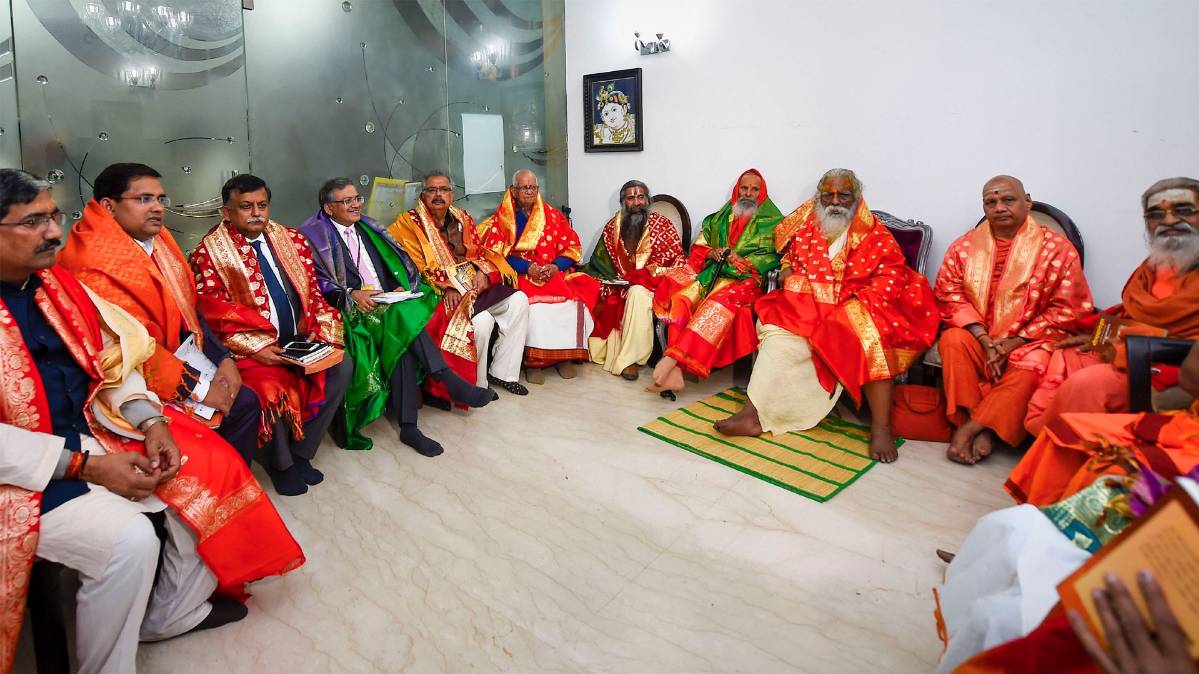 राम मंदिर ट्रस्ट की आज पहली बैठक (PTI Photo)