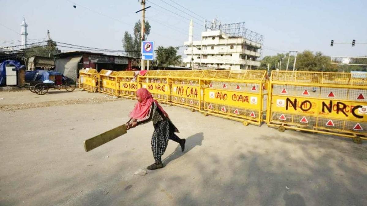 The Shaheen Bagh-Kalindi Kunj road in southeast Delhi has been blocked for over two months due to ongoing protests against CAA (Getty photo)