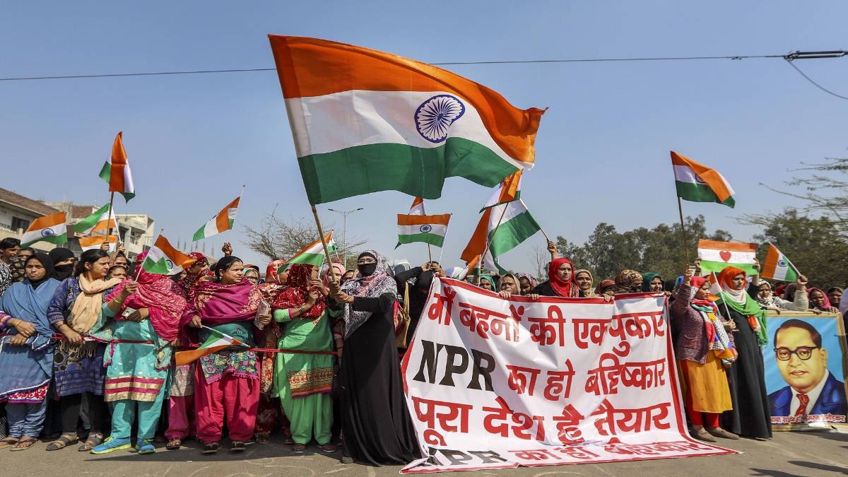 शाहीन बाग के प्रदर्शनकारियों का मार्च (फाइल-पीटीआई)