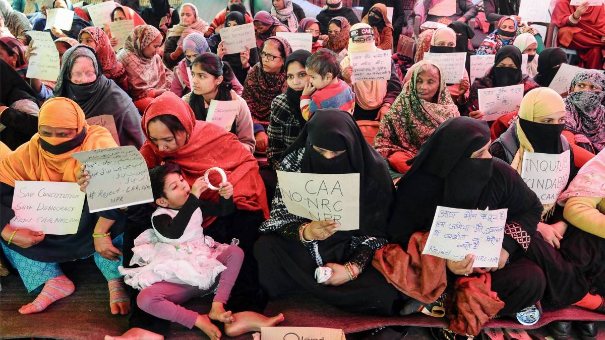 दो महीने से चल रहा CAA का विरोध (फोटो-PTI)