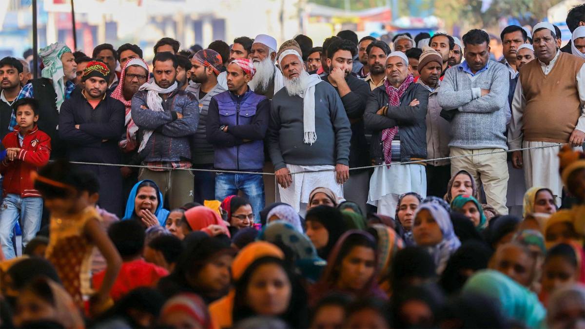 शाहीन बाग में जारी है प्रदर्शन (PTI Photo)