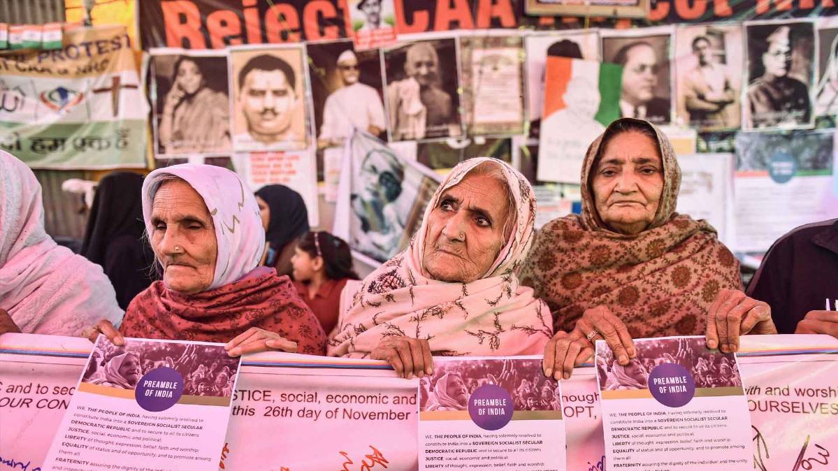 करीब 50 दिन से दिल्ली के शाहीन बाग में धरना (फोटो- PTI)