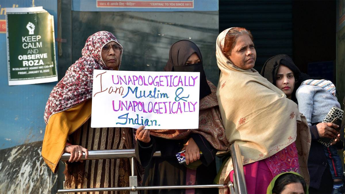 शाहीन बाग में जारी है प्रदर्शन (PTI photo)