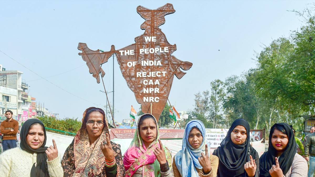 शाहीन बाग में प्रदर्शन (pti)