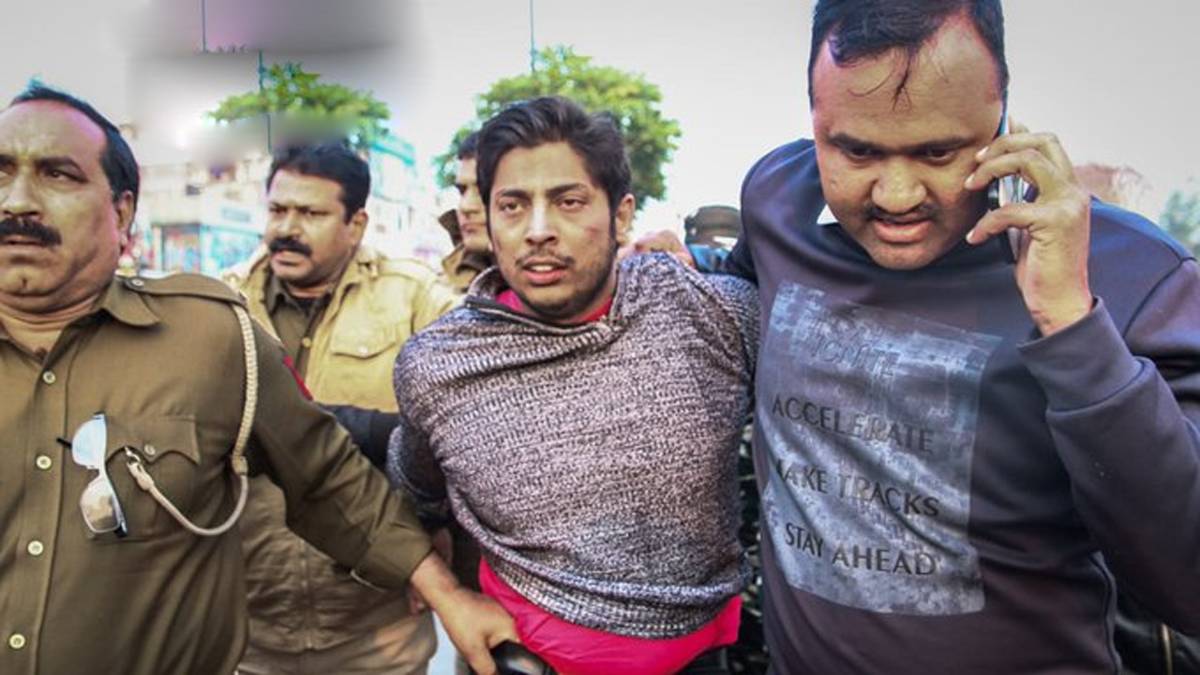 शाहीन बाग गोलीकांड का आरोपी-ANI photo